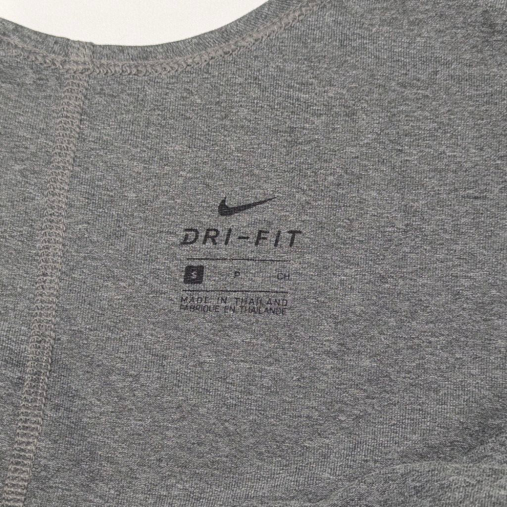 Nike Dri FIT Gray Racerback Workout Tank Top Women's - Picture 3 of 3